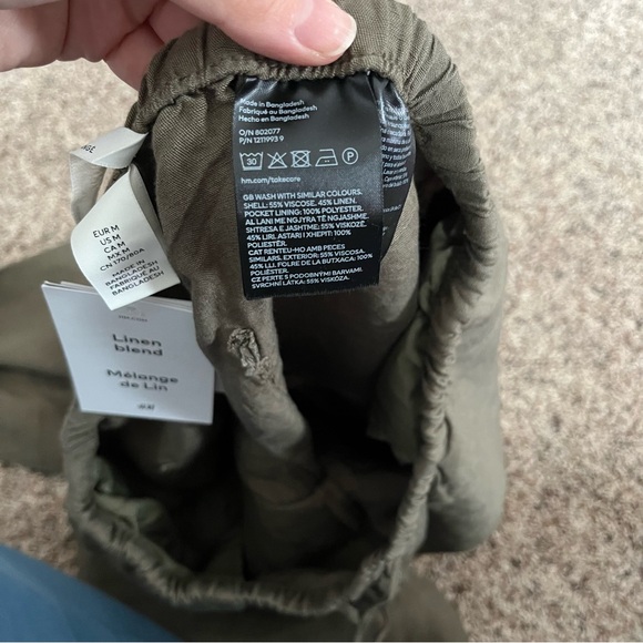 NWT linen Blend Pants - Picture 2 of 5